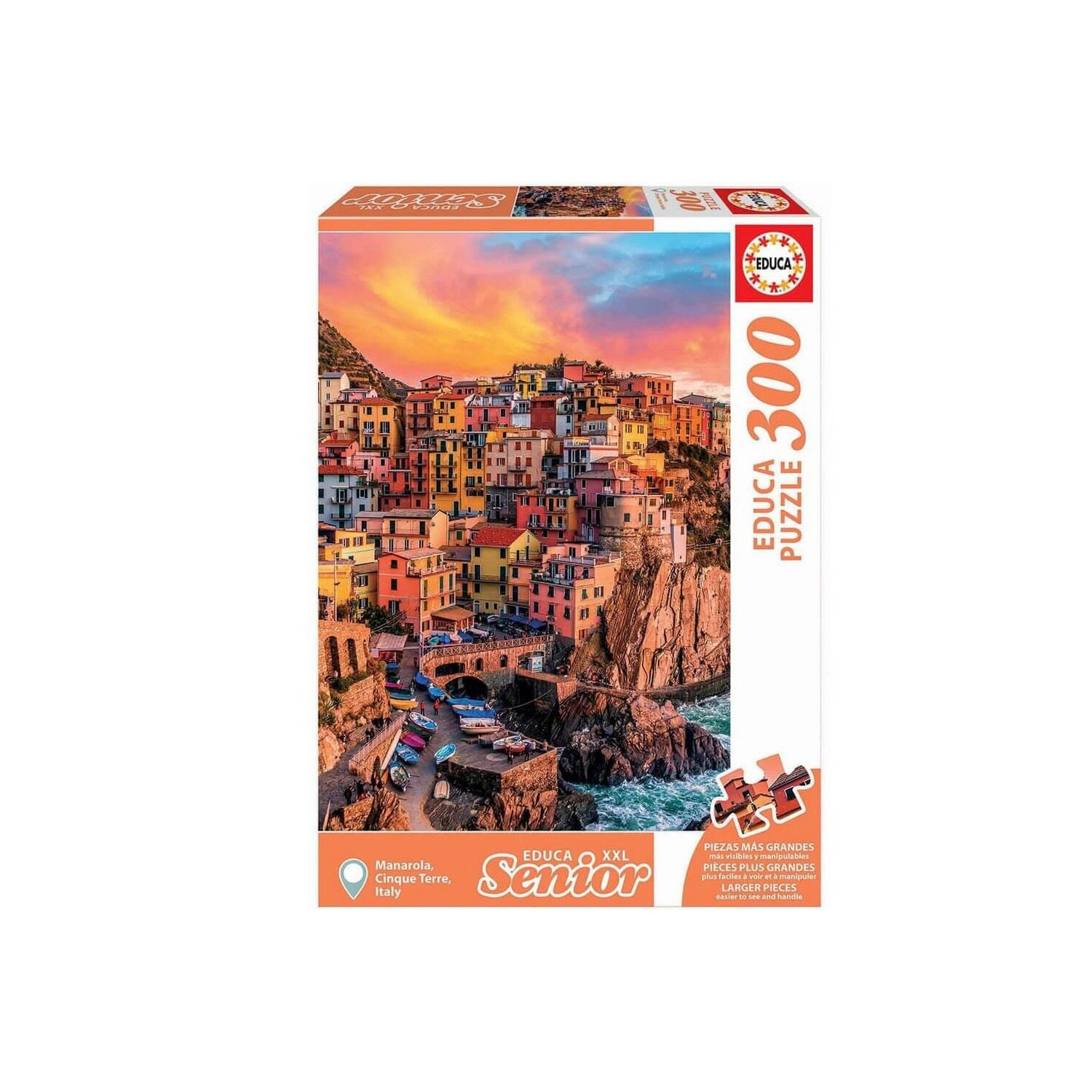 Puzzle Senior Manarola 300 Piezas Tama&ntilde;o 48x68cm - Ps image number 0.0