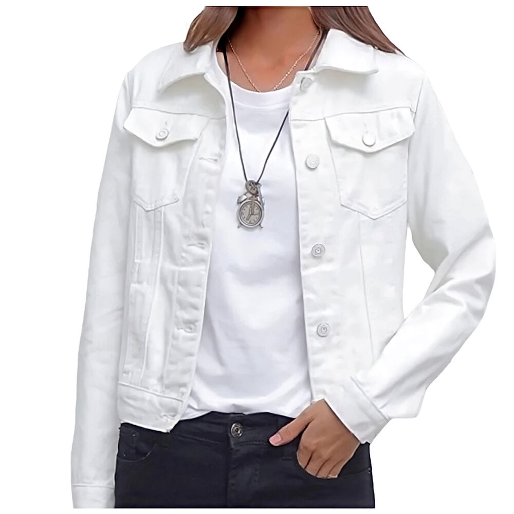 Chaqueta Denim Mezclilla Mujer image number 0.0