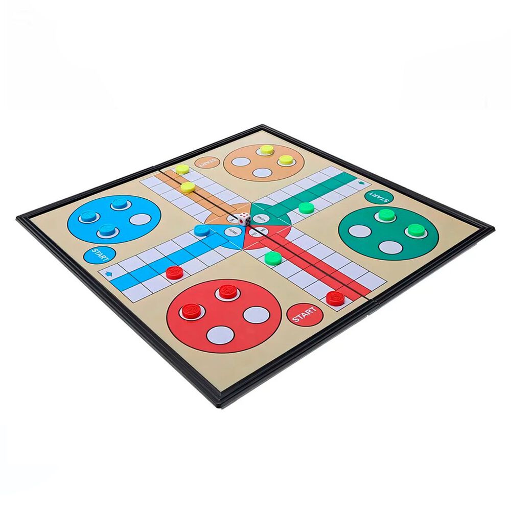 Ludo Magnético Tablero Plegable Juego De Mesa 4 Jugadores image number 0.0
