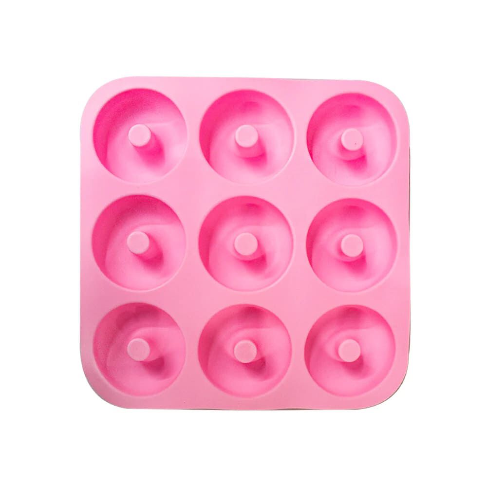 Moldes De Silicona Para Donas Rosa image number 1.0