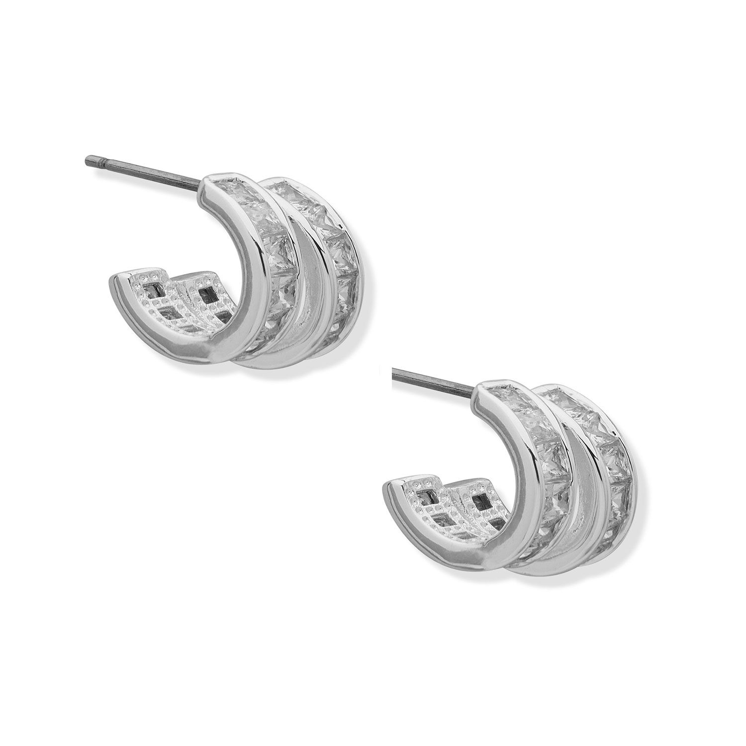 Aros Anne Klein Plateado Mujer 01g00690 image number 1.0