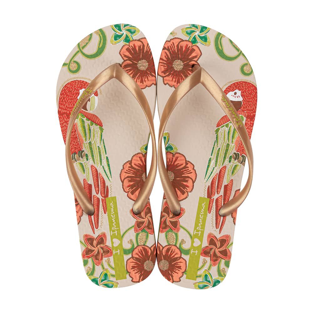 Sandalia Mujer Beige/oro Summer Ipanema image number 0.0