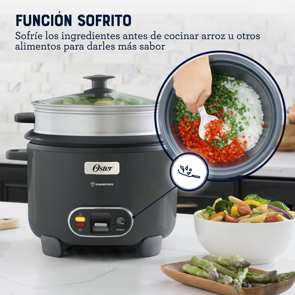 Arrocera 3 En 1 Oster 10 Tazas Diamond Force Ckstrc10dfske image number 2.0