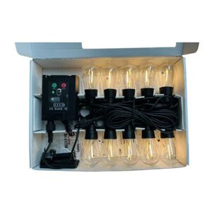 Guirnalda De Luces Led Para Exteriores Con Panel Solar