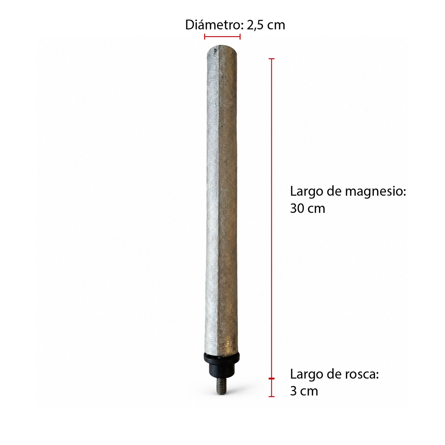 &Aacute;nodo De Magnesio Para Termos Primaterm 80 A 200 Litros image number 1.0