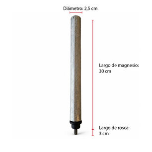 &Aacute;nodo De Magnesio Para Termos Primaterm 80 A 200 Litros