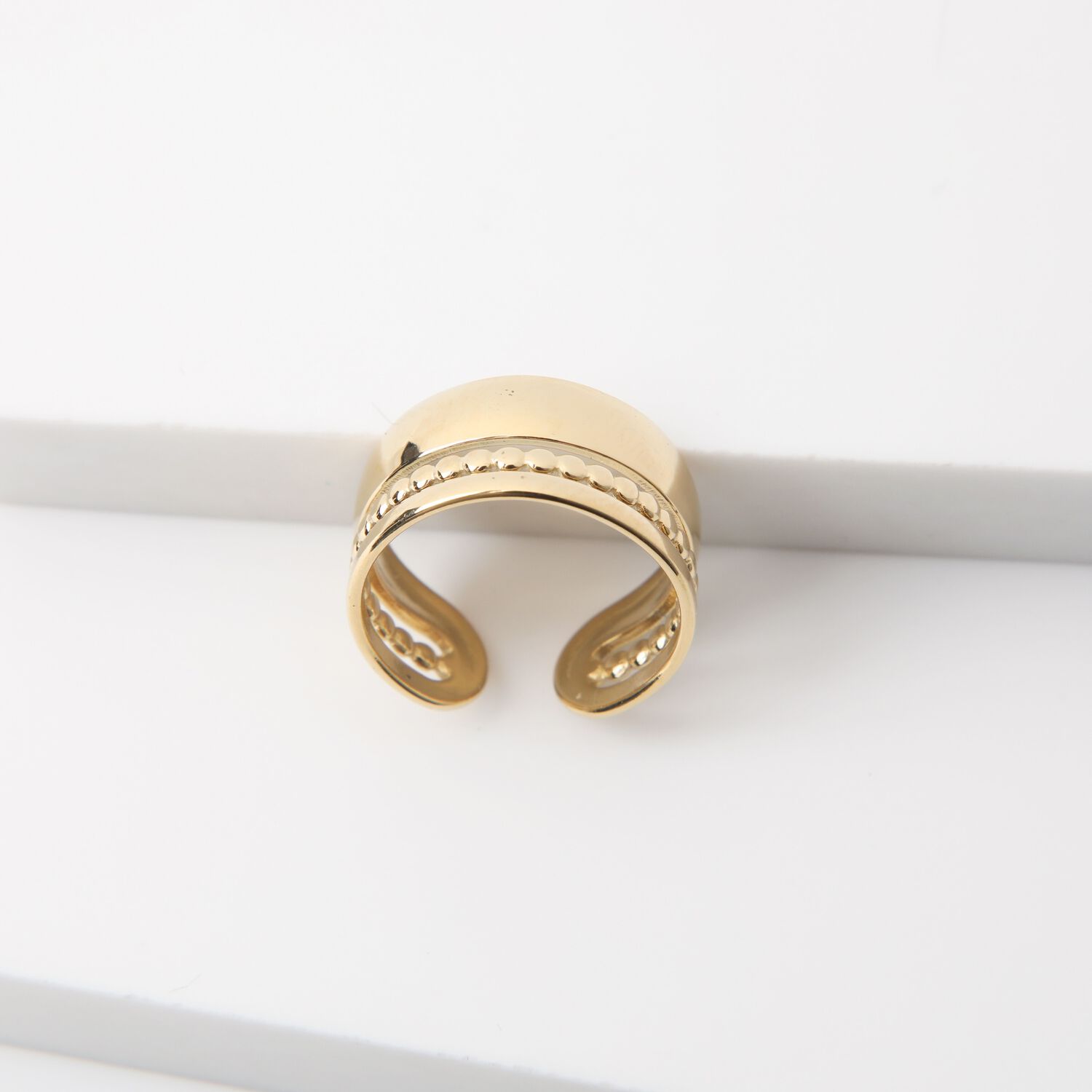 Anillo 19v69 Dorado Mujer Str273 image number 1.0