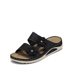 Sandalia Estilo Chala Confort Taco Cu&ntilde;a Mujer Weide Jn723