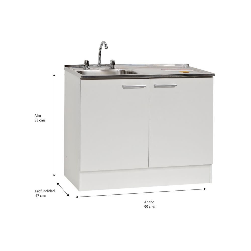 Mueble De Cocina Mobikit 100 Sec Derecho  / 2 Puertas image number 4.0