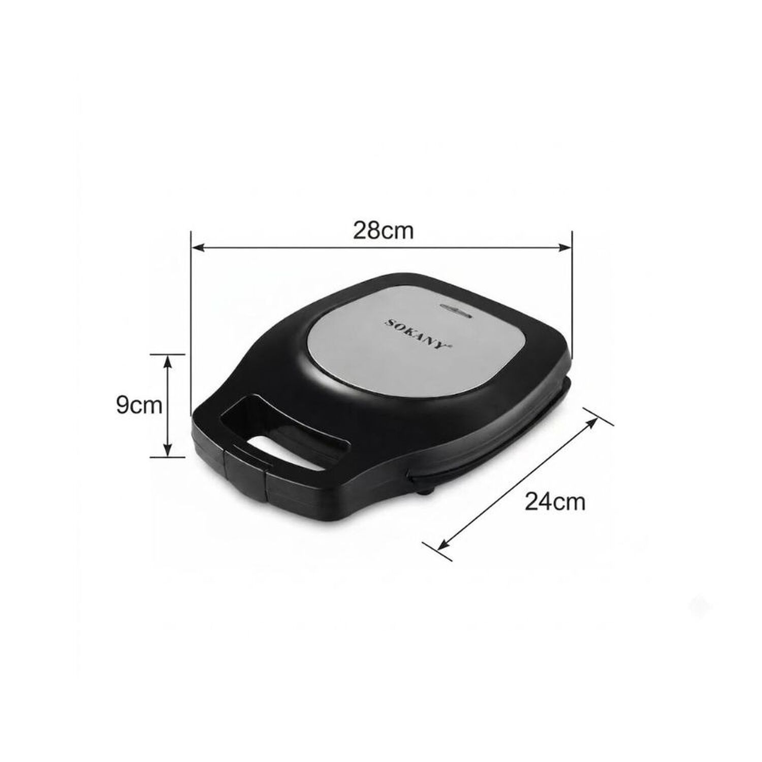 Maquina Mini Pancakes Sokany 1400w Antiadherente image number 1.0