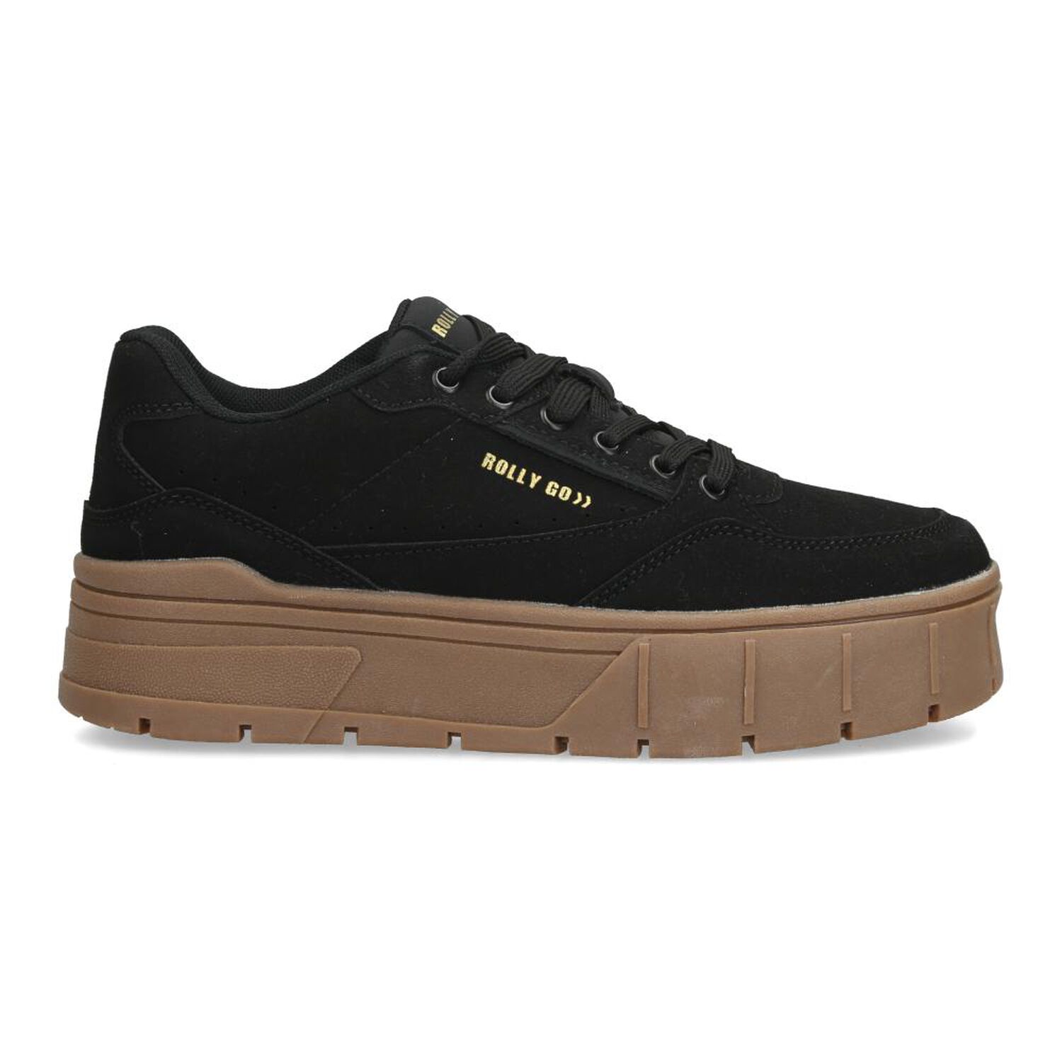 Zapatilla Urbana Mujer Rolly Go Black image number 2.0