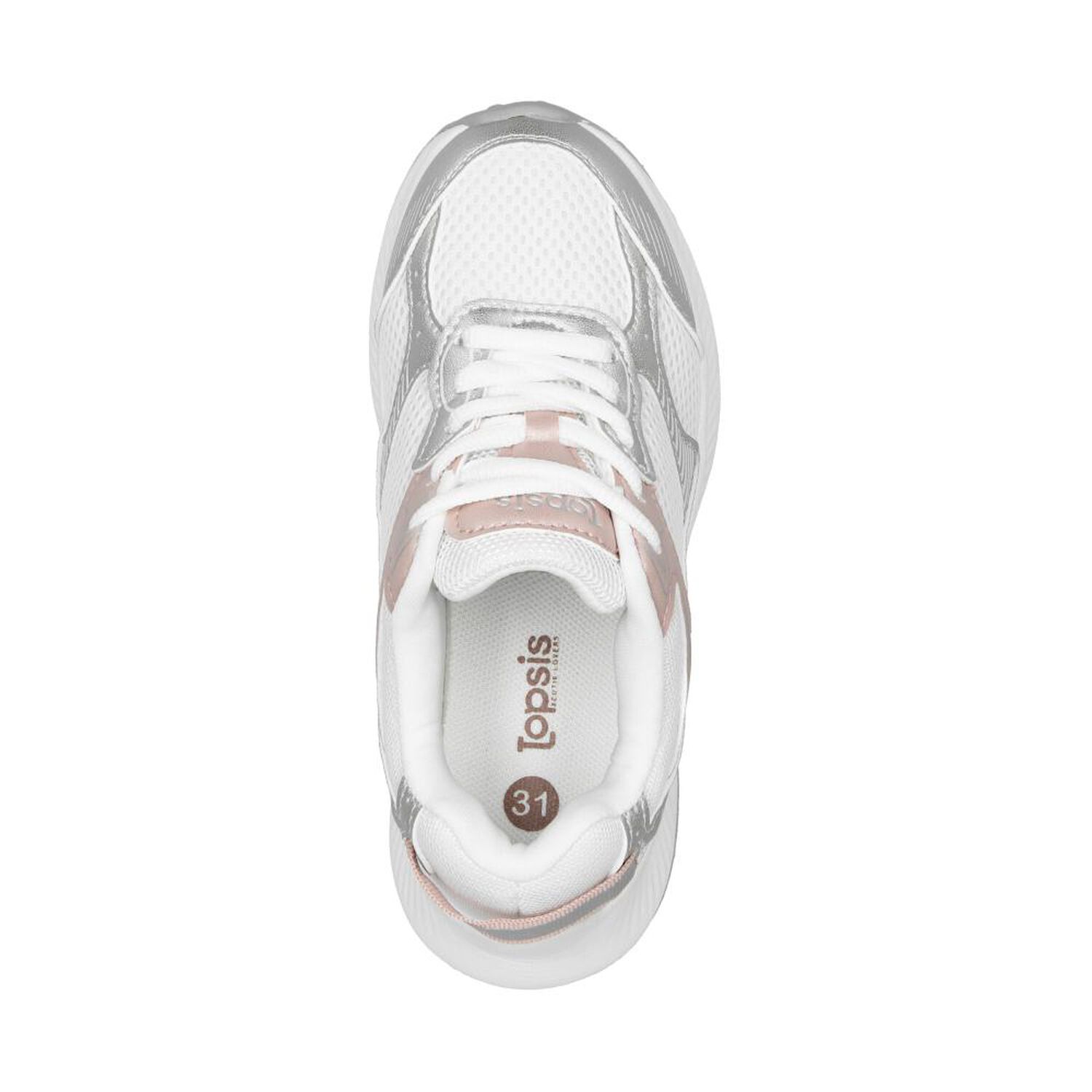 Zapatilla Infantil Ni&ntilde;a Topsis White image number 4.0