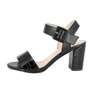 Sandalia De Vestir Lanin Negro Alquimia