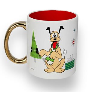 Tazon De 330ml Dise&ntilde;o Navide&ntilde;o Perro Dibujo Animados Ceramica