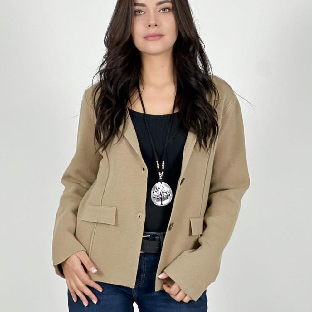 Blazer Cuello V 2 Botones image number 4.0