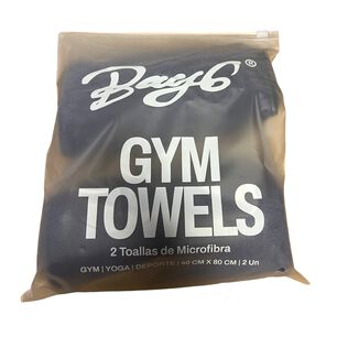 Pack 2 Toalla Microfibra Deporte Secado Rapido Gym