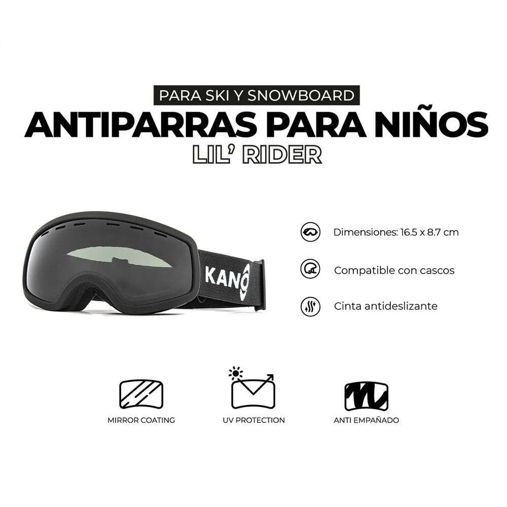 Antiparras De Nieve Para Niños Lil Rider Ski Snowboard Kano image number 1.0