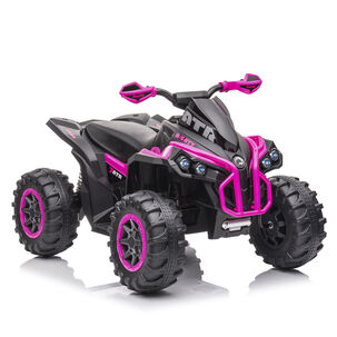 Cuadrimoto A Batería Sport Road Rosa Bebesit
