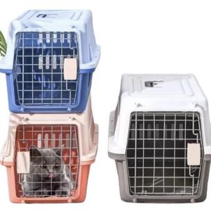 Transportador Perros Gatos Conejos Canil Para Mascotas 48cm
