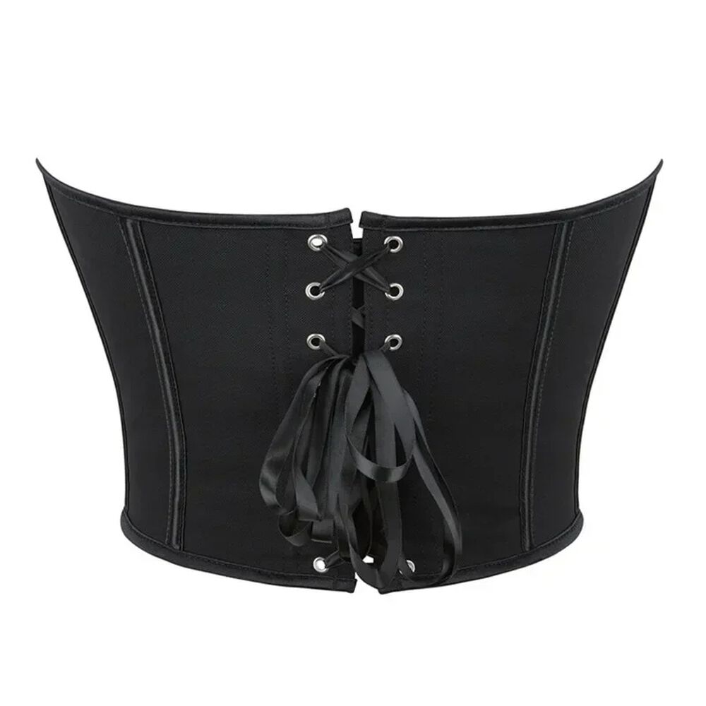Crop Top Strapless Para Mujer Tipo Corset Con Lienzos Ajustable En Espalda image number 1.0