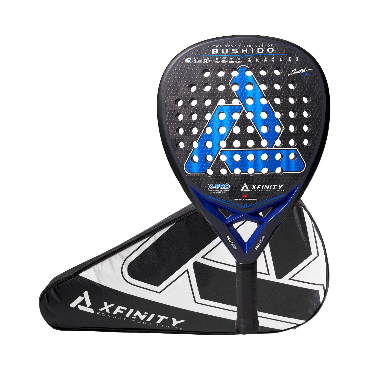 Pala Padel Xfinity Bushido 18k Incluye Estuche image number 0.0