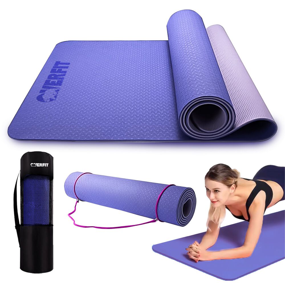 Mat Yoga Tpe 6mm Overfit Alfombra Alfombra Pilates Bicolor image number 0.0
