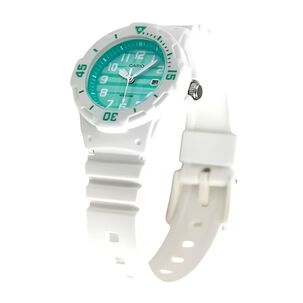 Reloj Casio De Niña Lrw-200h-3cvdf Blanco / Verde