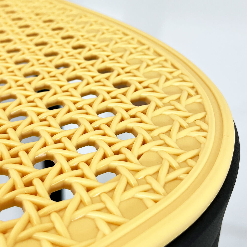 Pack 4 Taburetes Bar Crossback Negra Asiento Beige image number 3.0