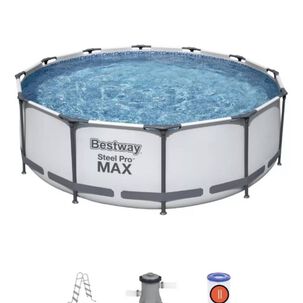 Piscina Estructural Steel Pro Max 427 X 107 Cm Bestway 13030 Litros