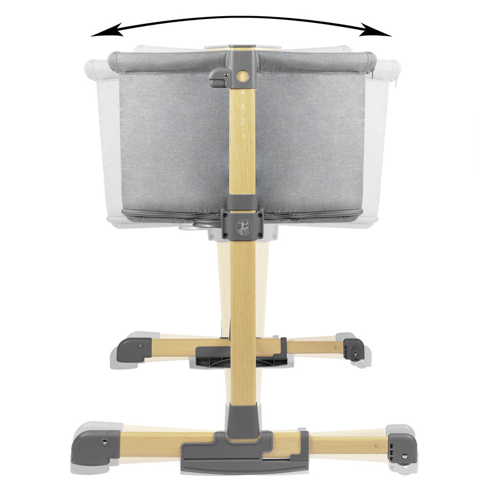 Cuna Colecho Aura Grey + Colch&oacute;n image number 7.0