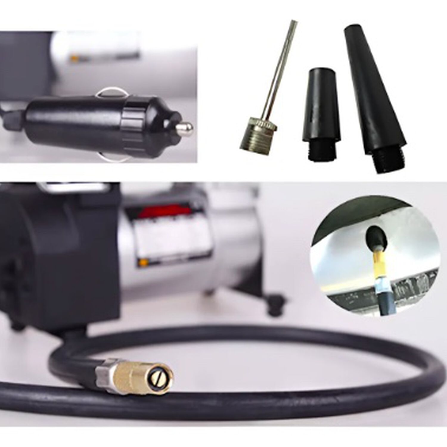 Compresor Aire Metalico Vehiculo 12v image number 3.0