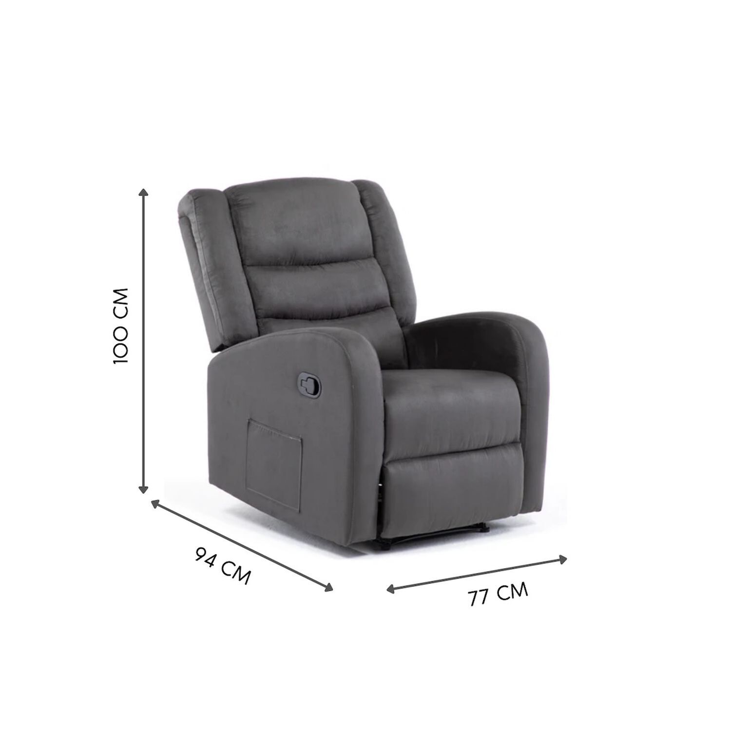 Berger Reclinable Moderno Virgil Masajeador Fg98013 image number 7.0