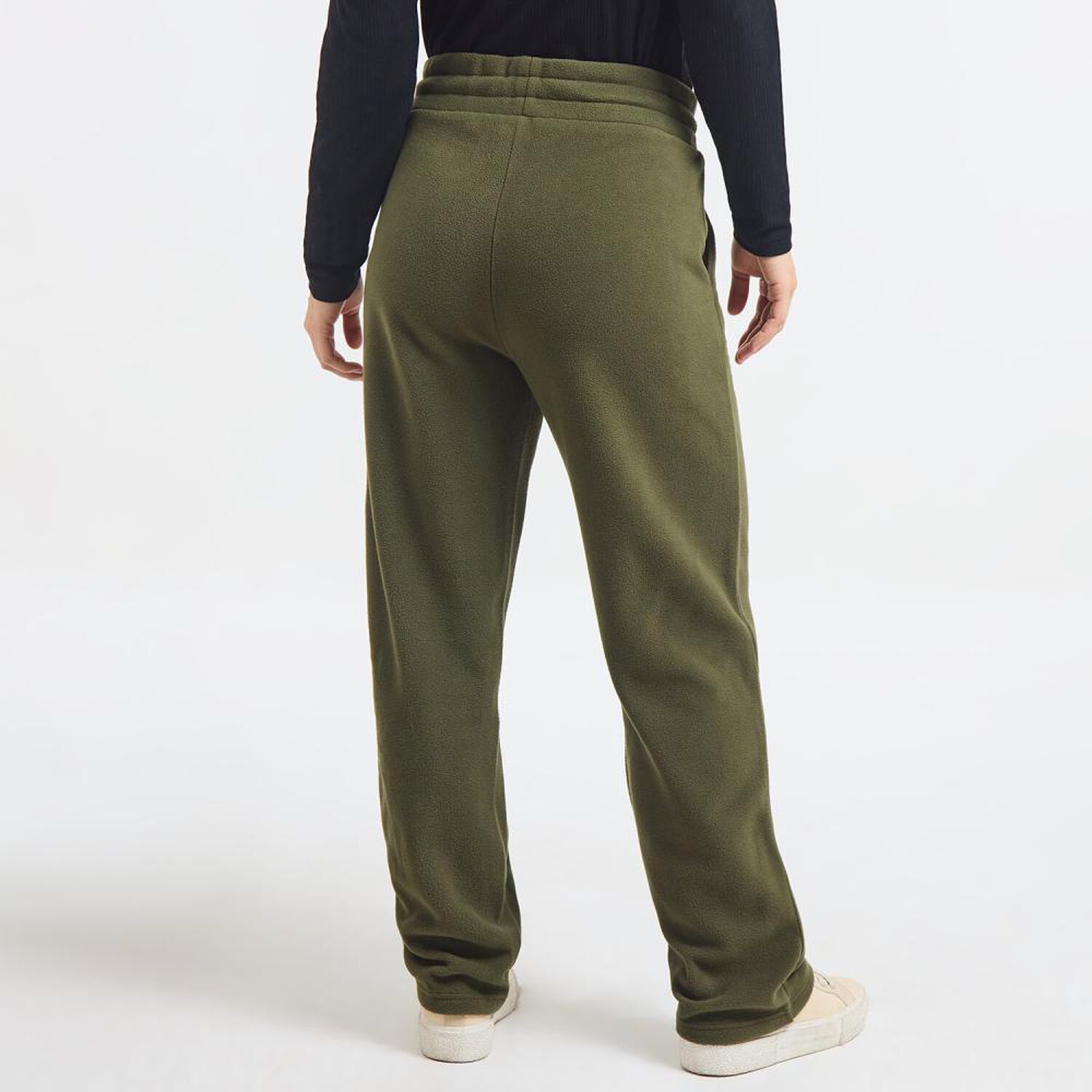 Pantal&oacute;n De Buzo Polar Pretina El&aacute;sticada Tiro Medio Relax Mujer Geeps image number 3.0