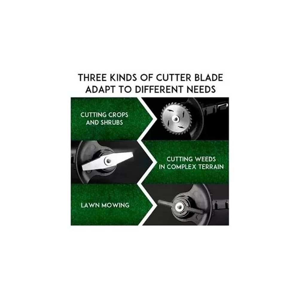 Cortadora De Pasto + Mini Moto Sierra Kit Inal&aacute;mbrico 2 En 1 image number 5.0