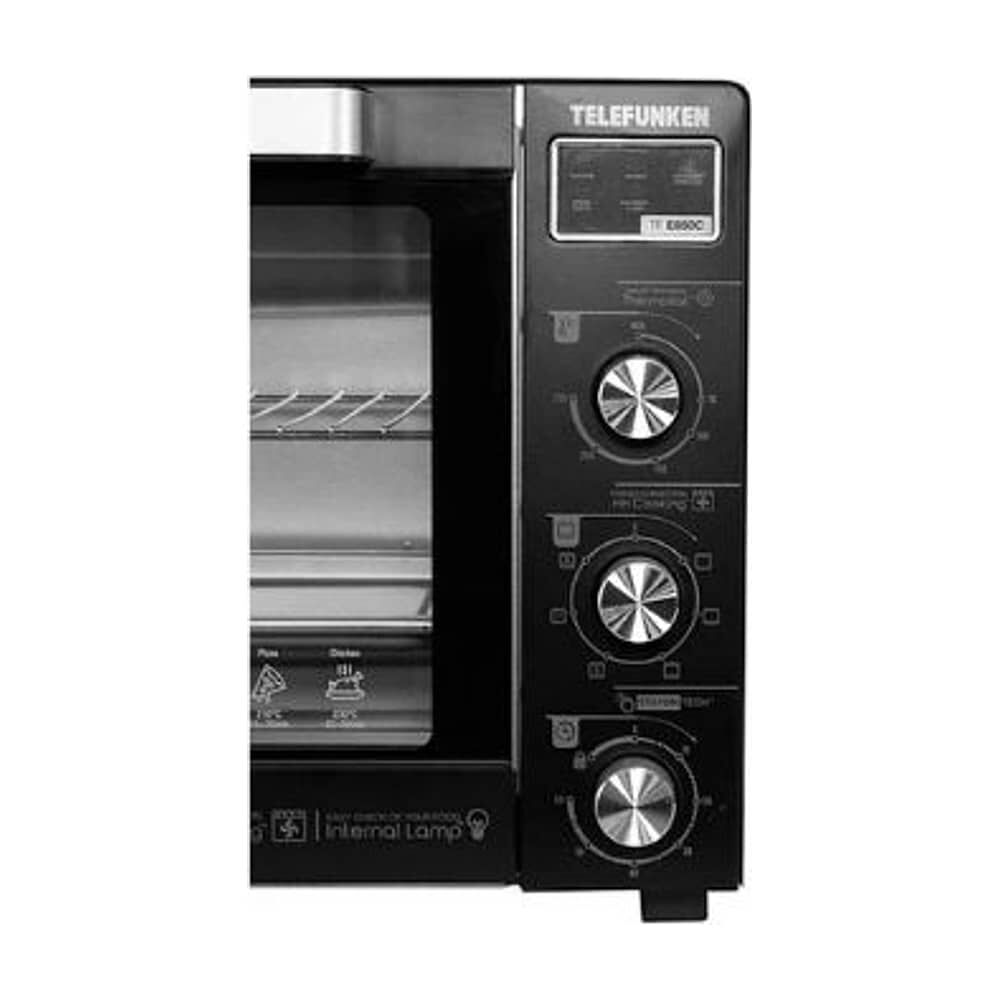 Horno De Mesa El&eacute;ctrico Telefunken Tf E850c 80l Negro Capacidad 80 Litros 2200w image number 3.0