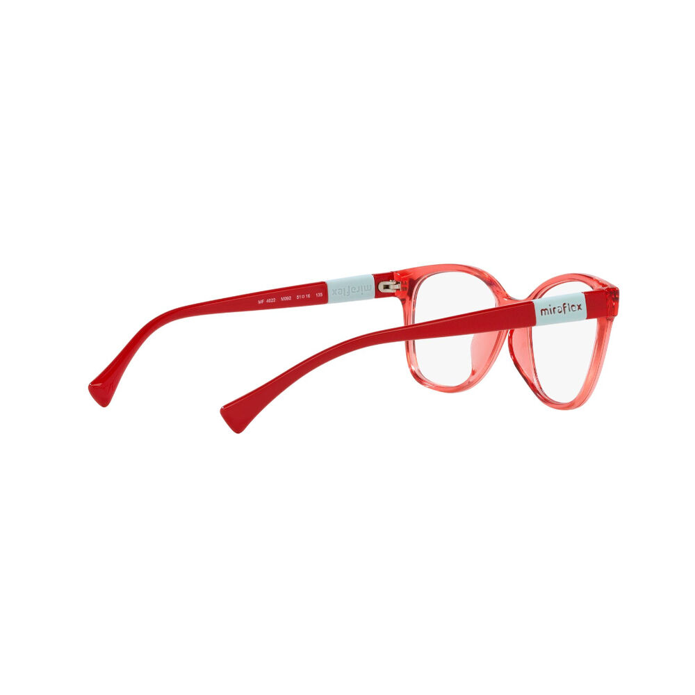 Lentes Ópticos Rojo Rosa Miraflex Para Niños image number 8.0