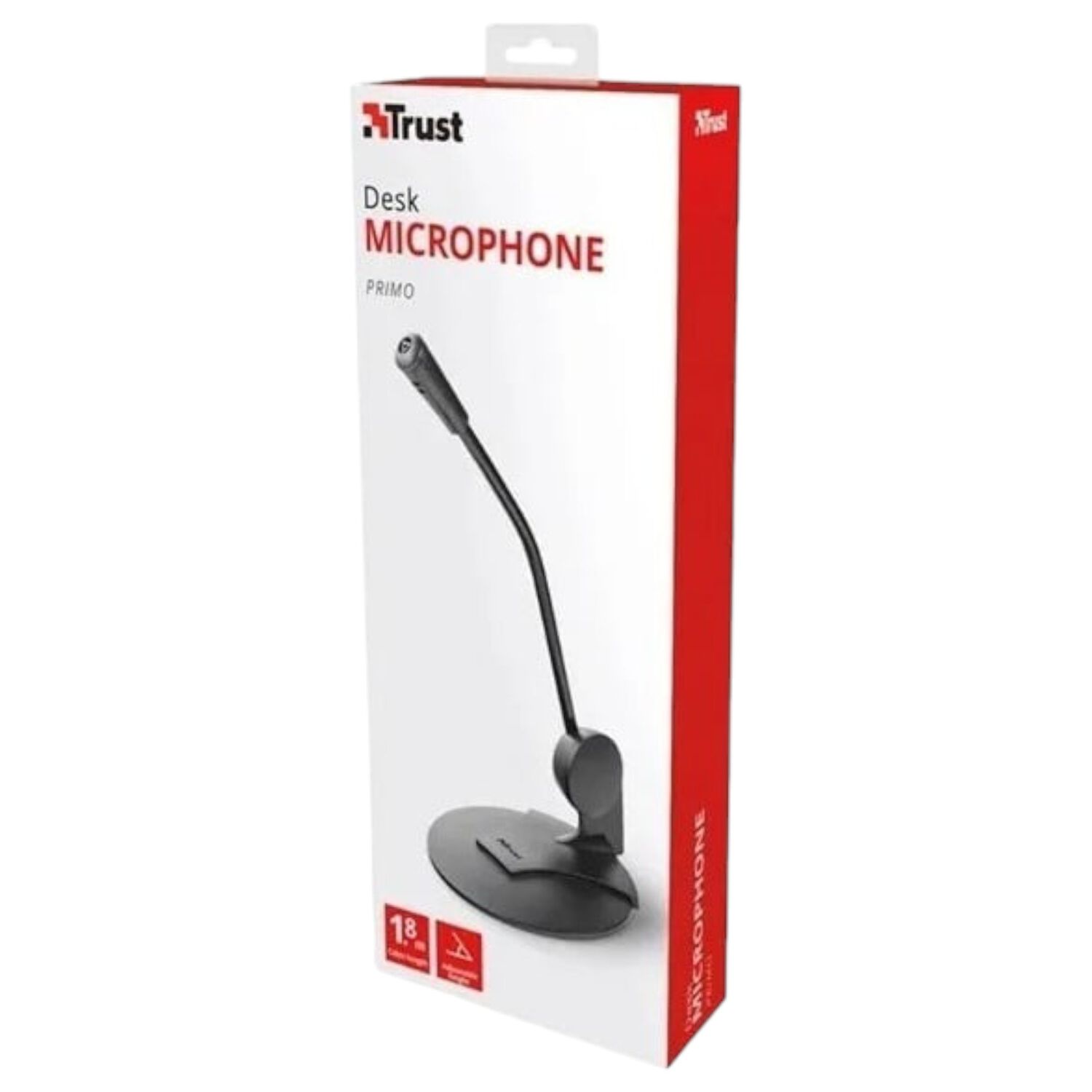 Micr&oacute;fono Trust Primo Jack 3.5mm 1.8m Con Base image number 6.0
