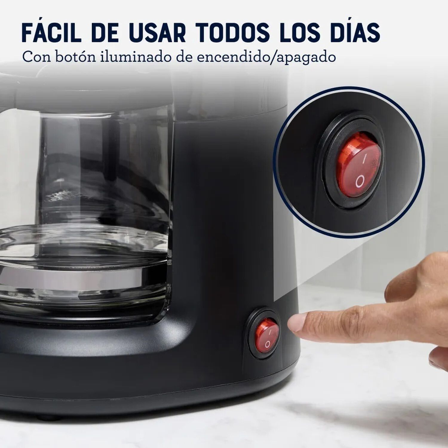 Oster Cafetera 5 Tazas De Capacidad Con Filtro Reutilizable Bvstdcs51b image number 6.0