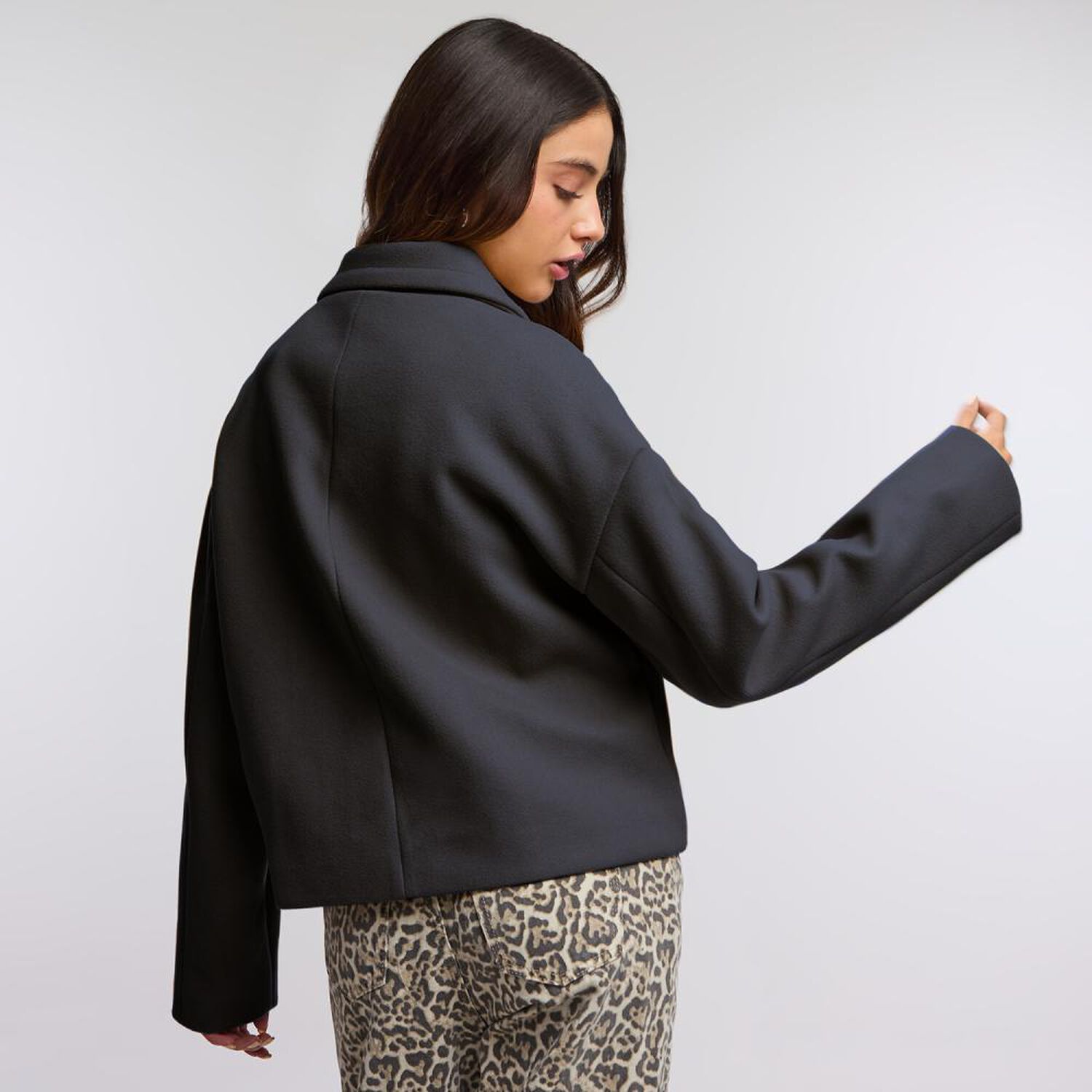 Chaqueta Cruzada Con Botones Cuello Solapa Mujer Freedom image number 1.0