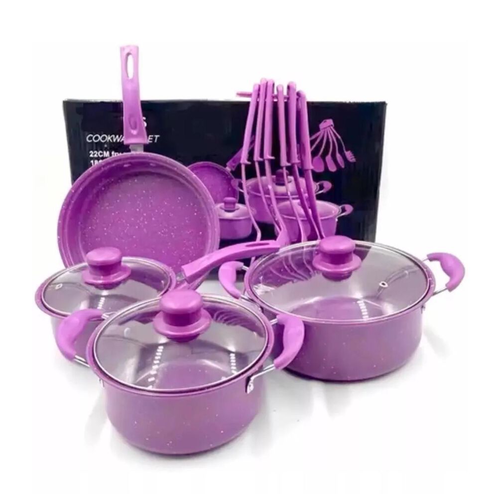 Juego De Ollas Bateria De Cocina 4 Piezas Antiadherente Utencilios image number 3.0