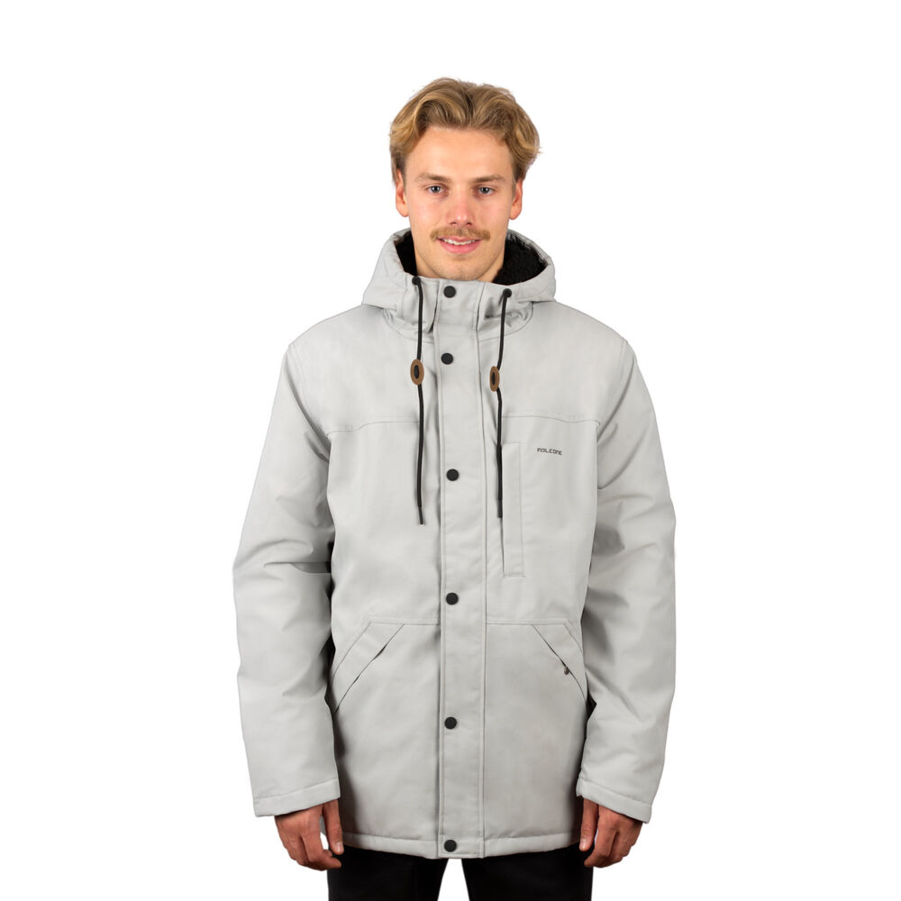 Chaqueta Impermeable Chiporro Unexplored V2 Gris Perla Hombre Falcone image number 0.0