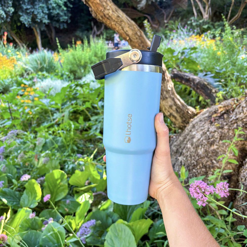 Botella T&eacute;rmica Insulada Lhotse Travel Mug 900ml Blue image number 1.0
