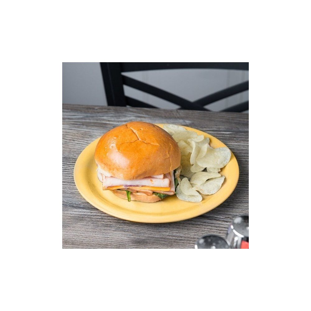 Set 3 Plato Melamina Amarillo 23 Cm image number 1.0