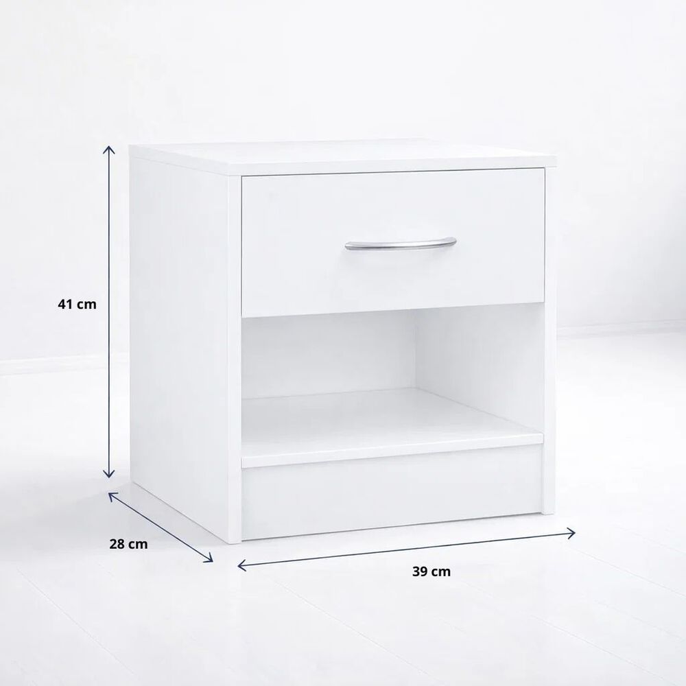 Velador Klaku 39x28x41 - Blanco image number 3.0