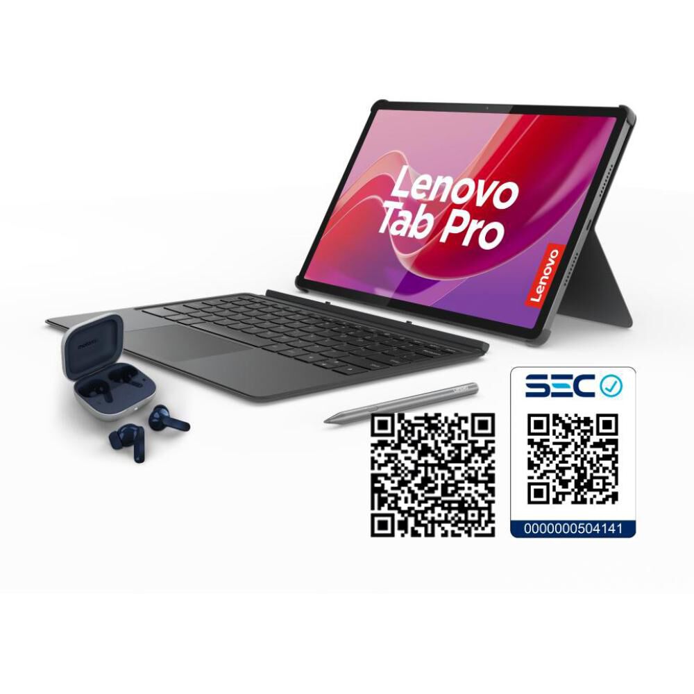 Tablet 12,7" 3K Lenovo Tab Pro / 8 GB RAM / 256 GB / Gris + Keyboard + Pen Plus + Moto Buds image number 8.0