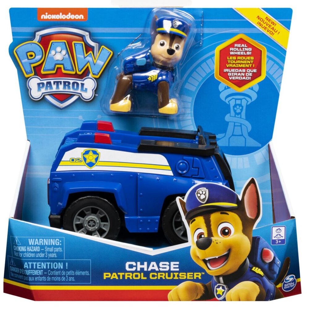 Juguete Chase Auto Azul Friccion Paw Patrol Nickelodeon image number 2.0