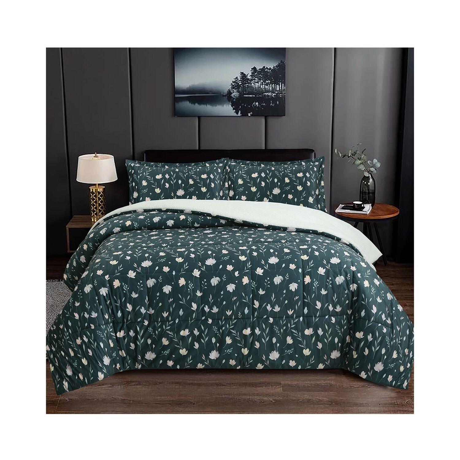 Plumon Andes Velvet Printed Bot&aacute;nico 2 Plazas image number 0.0
