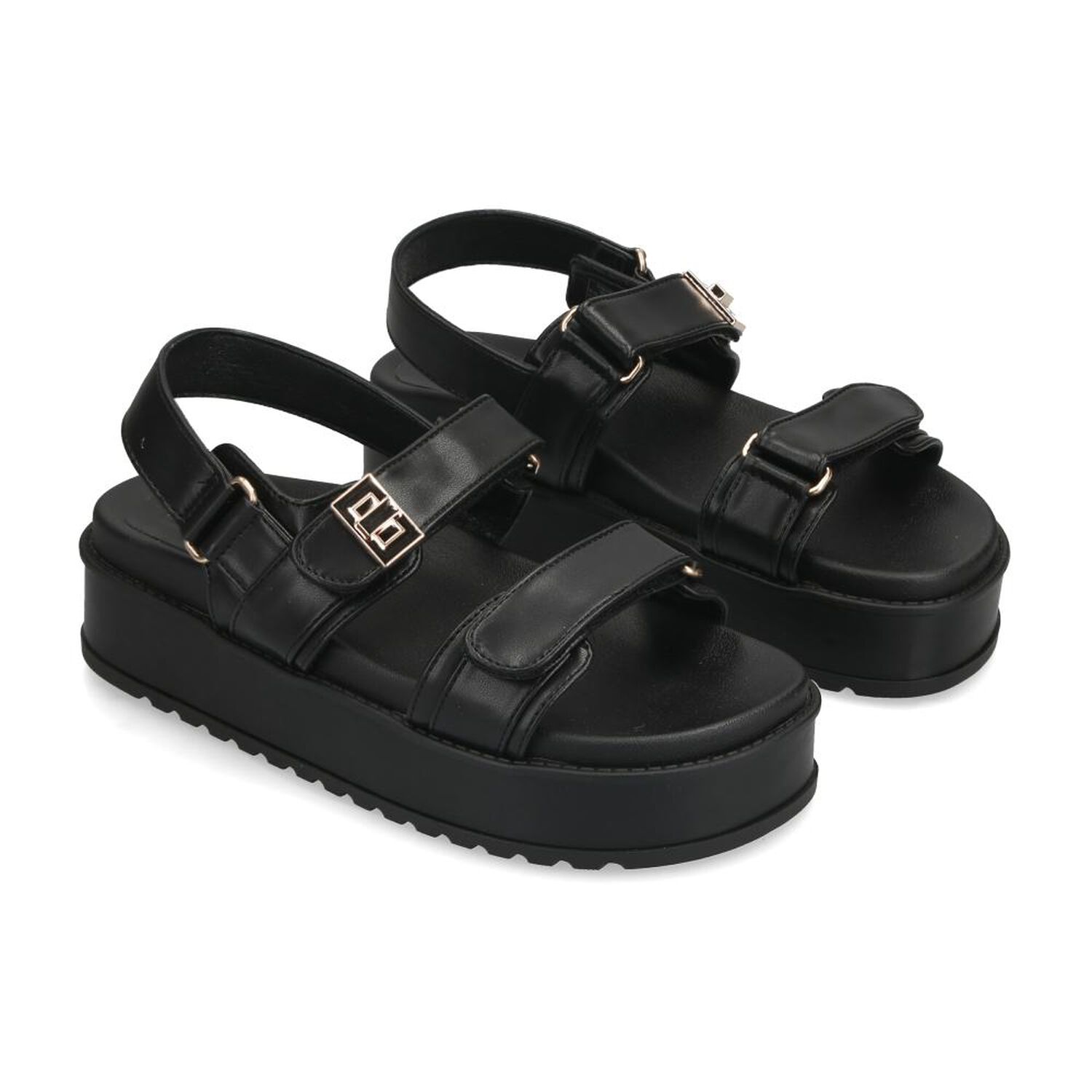 Sandalia Mujer Rolly Go Black image number 1.0