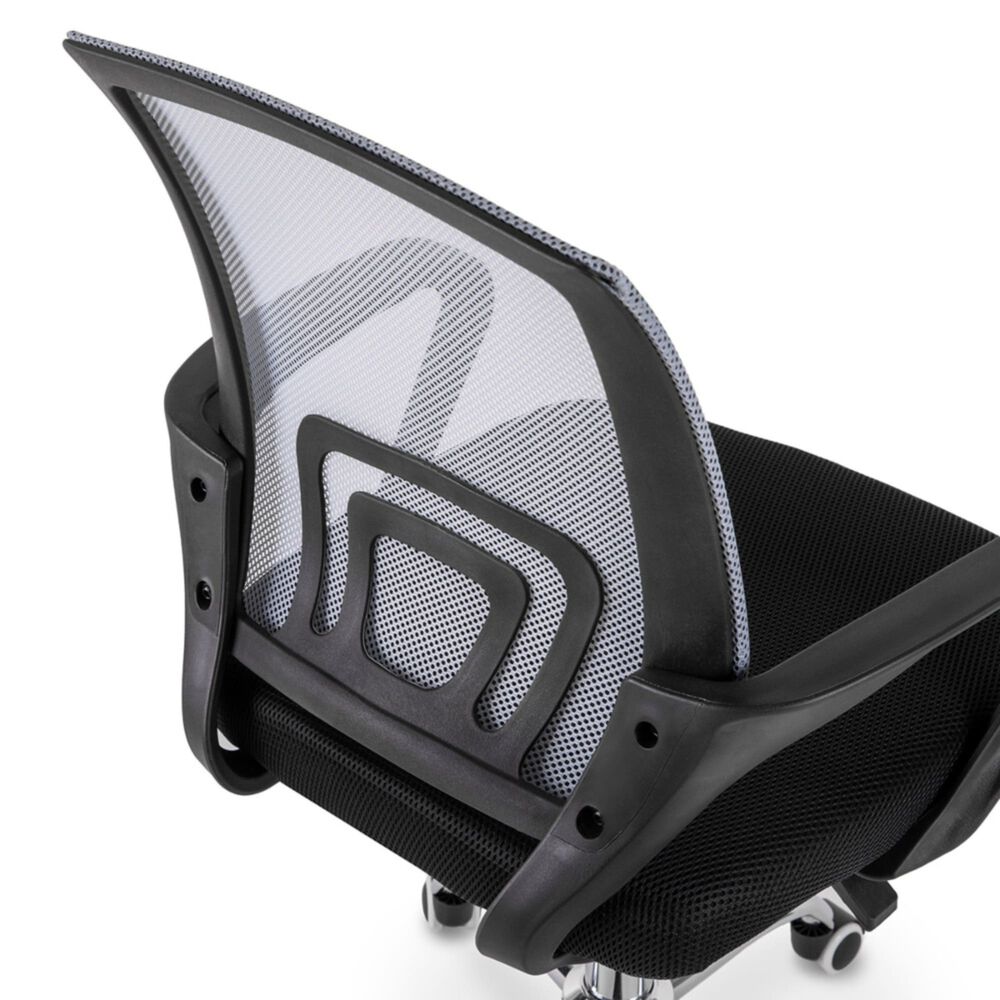 Silla De Oficina Ejecutiva Nueva York Ergonomica Respaldo Malla Gris Bm-520mg Arthome image number 6.0