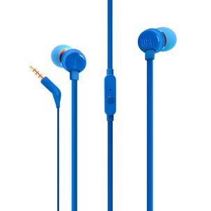 Audífonos Jbl T110 Azul Con Manos Libre Tecnología Hi Bass